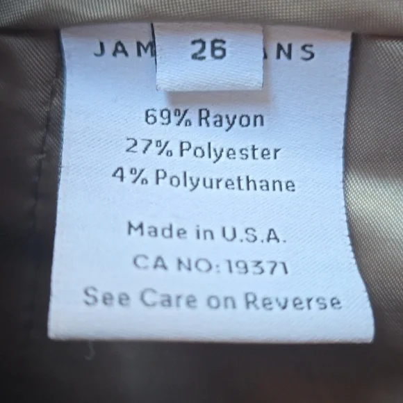 James Jeans, Boyfriend Cargo Military Green Pants, EUC, Women's 26 - Picture 13 of 15